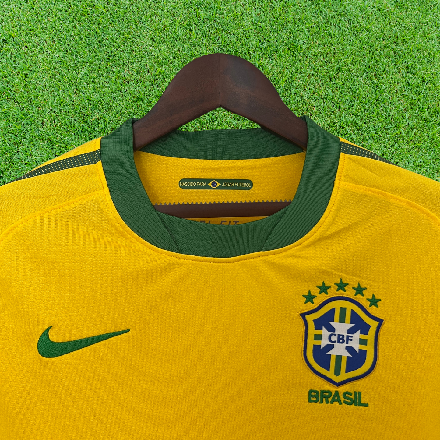 Camiseta retro de local de Brasil 2010 