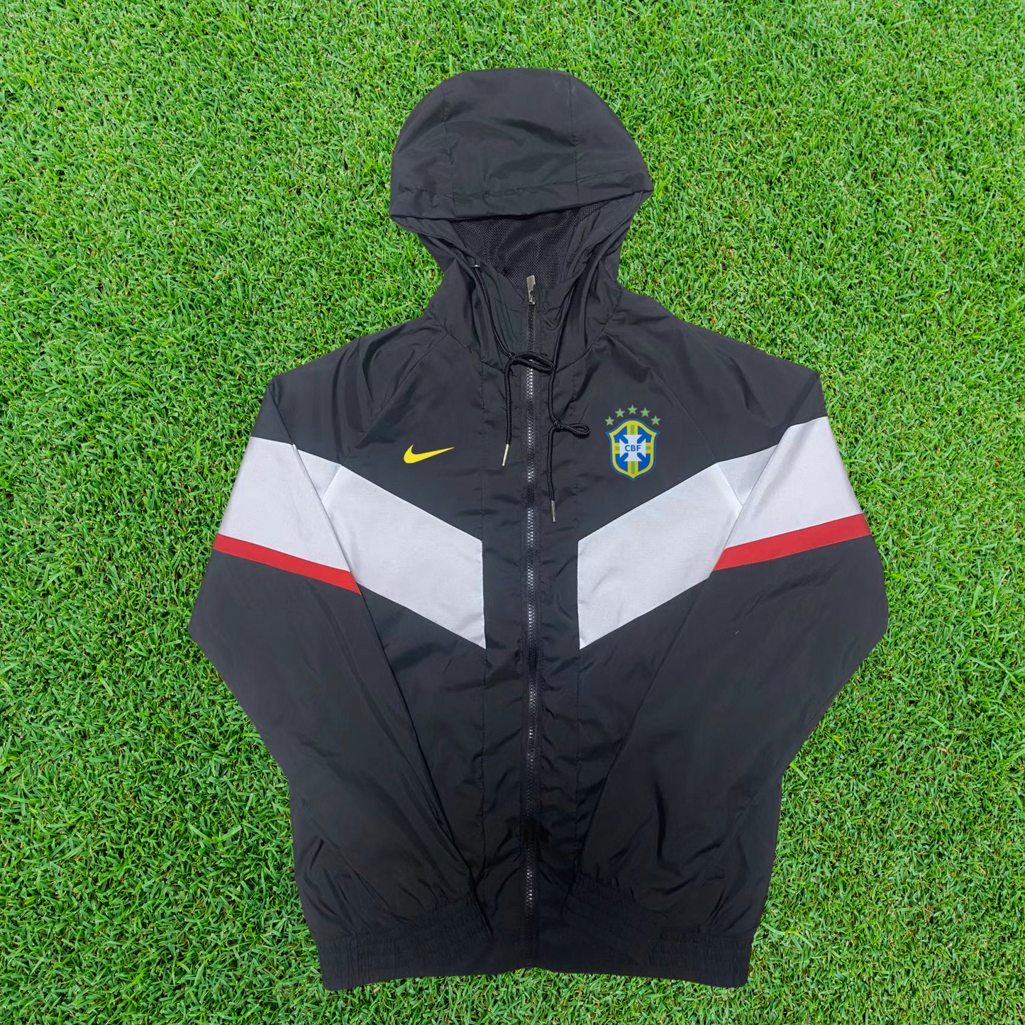 Chaqueta brasileña negra y blanca 