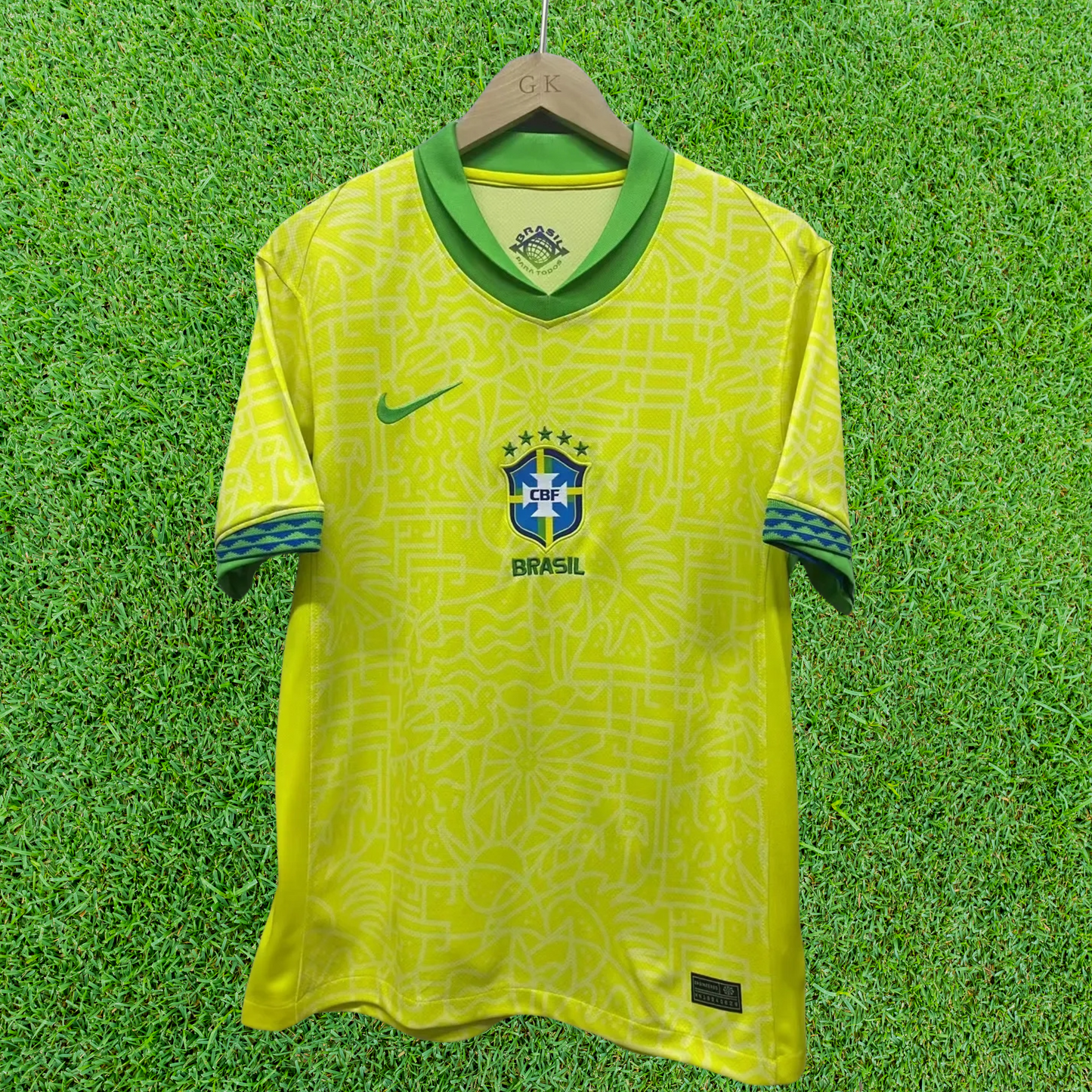 Camiseta local de Brasil 24/25 versión para aficionados 