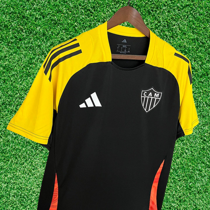 Camiseta de entrenamiento Atlético Mineiro, Negra, 25/26, Versión Fan 