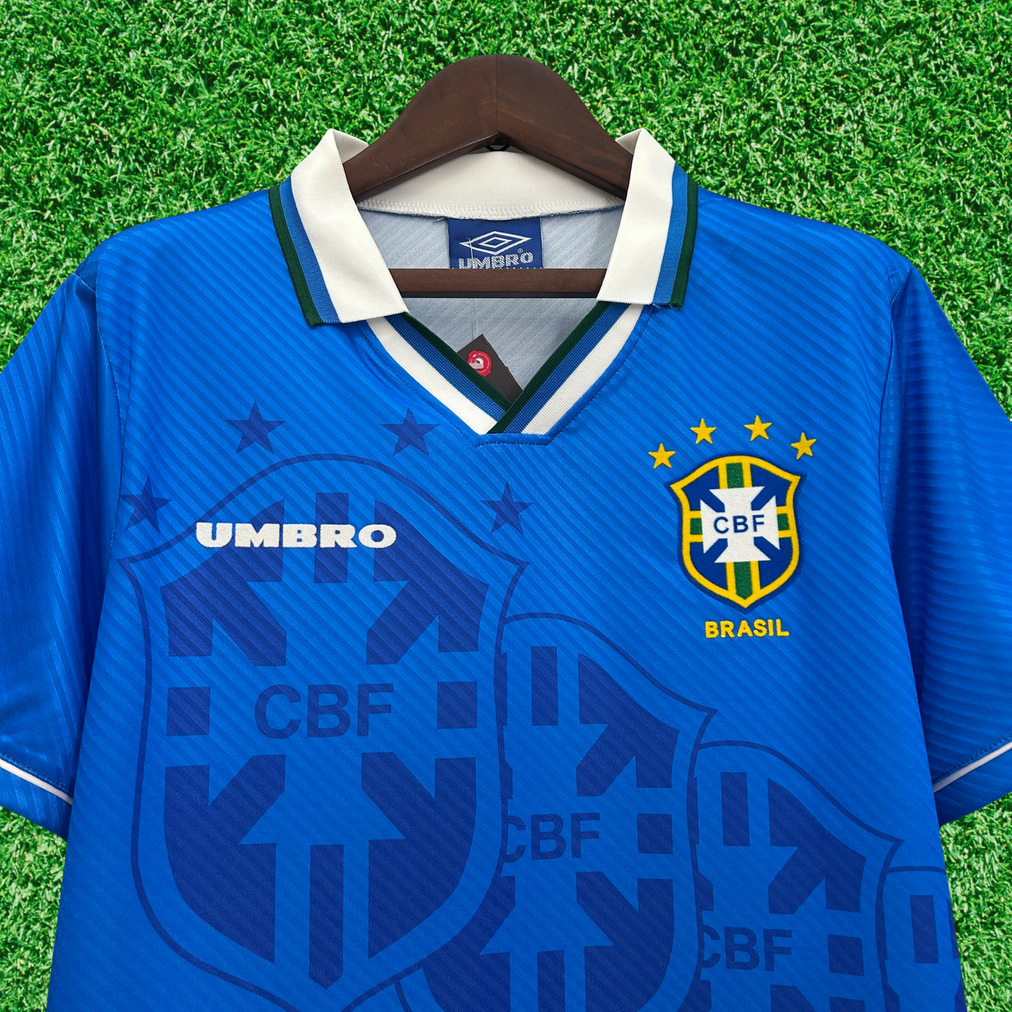 Camiseta retro de visitante de Brasil 1996 