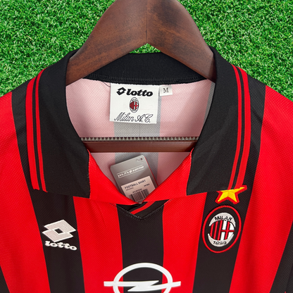 Camiseta de local del AC Milan 97/98 Retro 