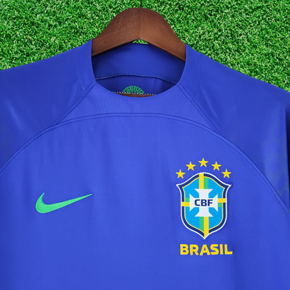 Brazil Away Jersey 2022 Fan Version