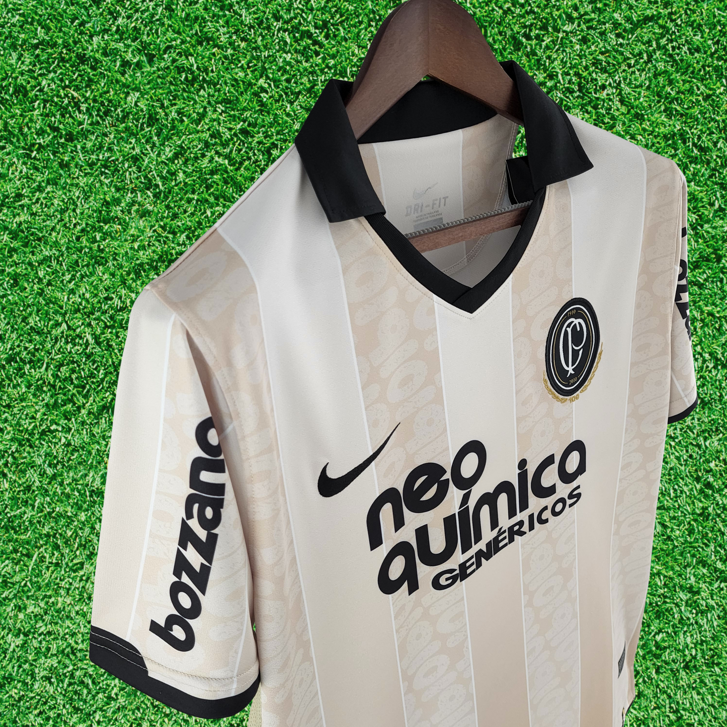Camiseta retro del centenario del Corinthians 2010 