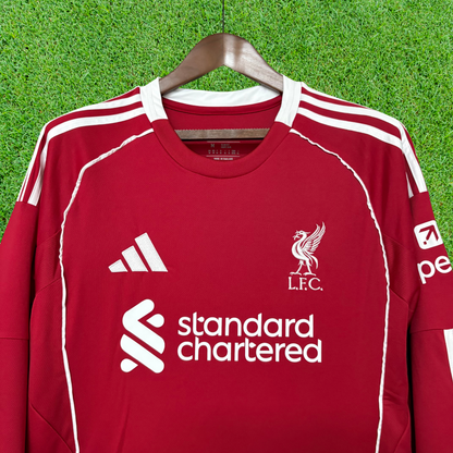 Camisa Liverpool FC I 25/26 Manga Longa