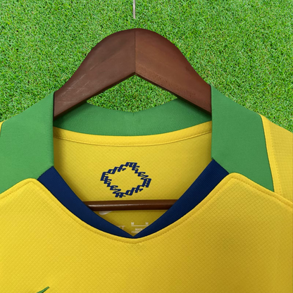 Camiseta local de la selección femenina de Brasil 2025, versión para aficionados 