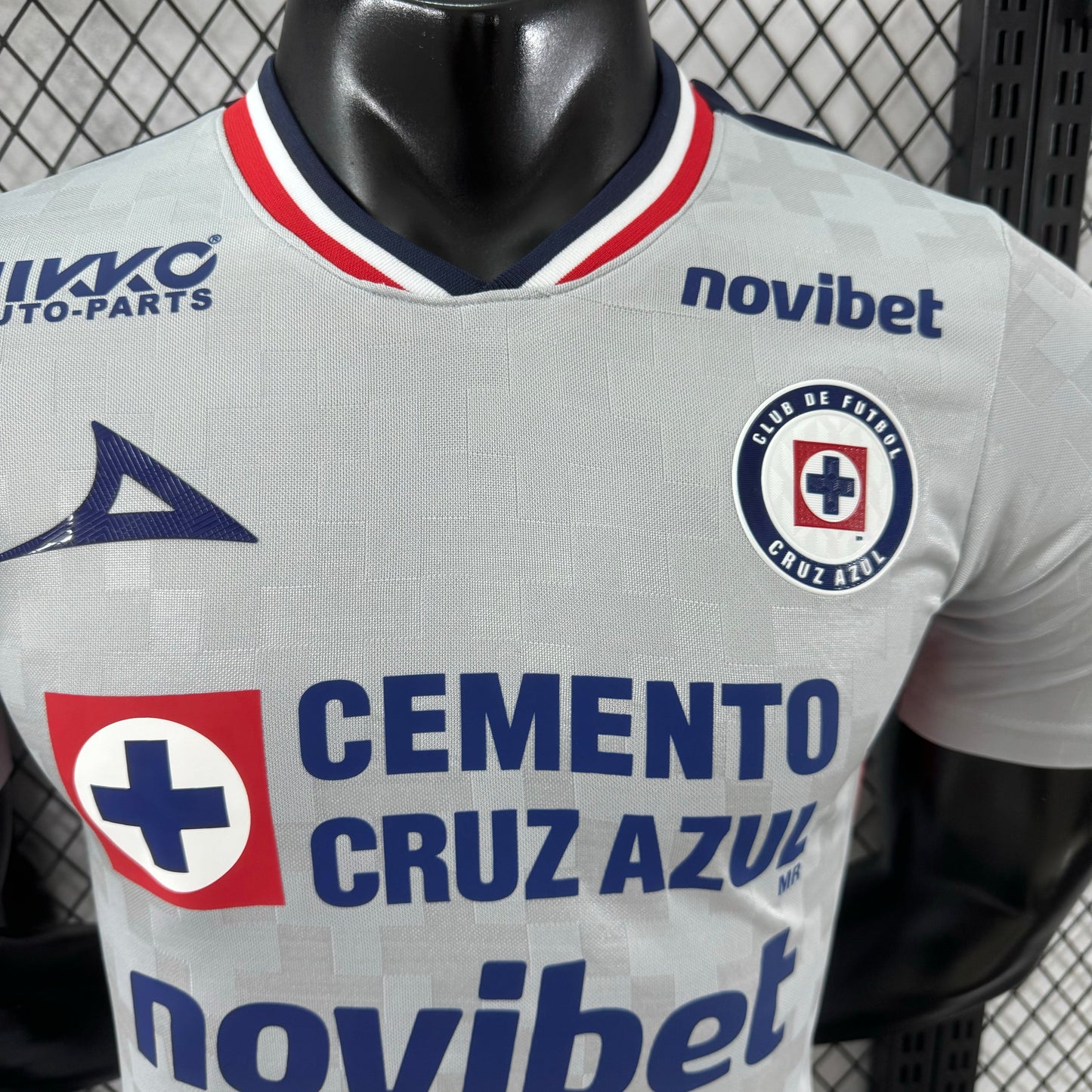 Jugador Auténtico Visitante Cruz Azul 2025/26 PATROCINADOR COMPLETO - Slim Fit