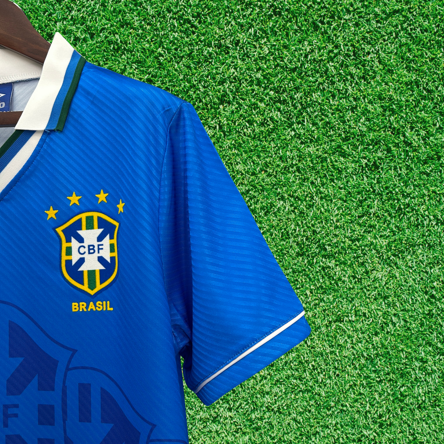 Camiseta retro de visitante de Brasil 1996 
