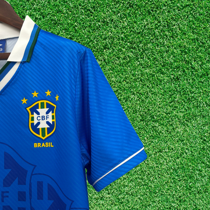 Camiseta retro de visitante de Brasil 1996 