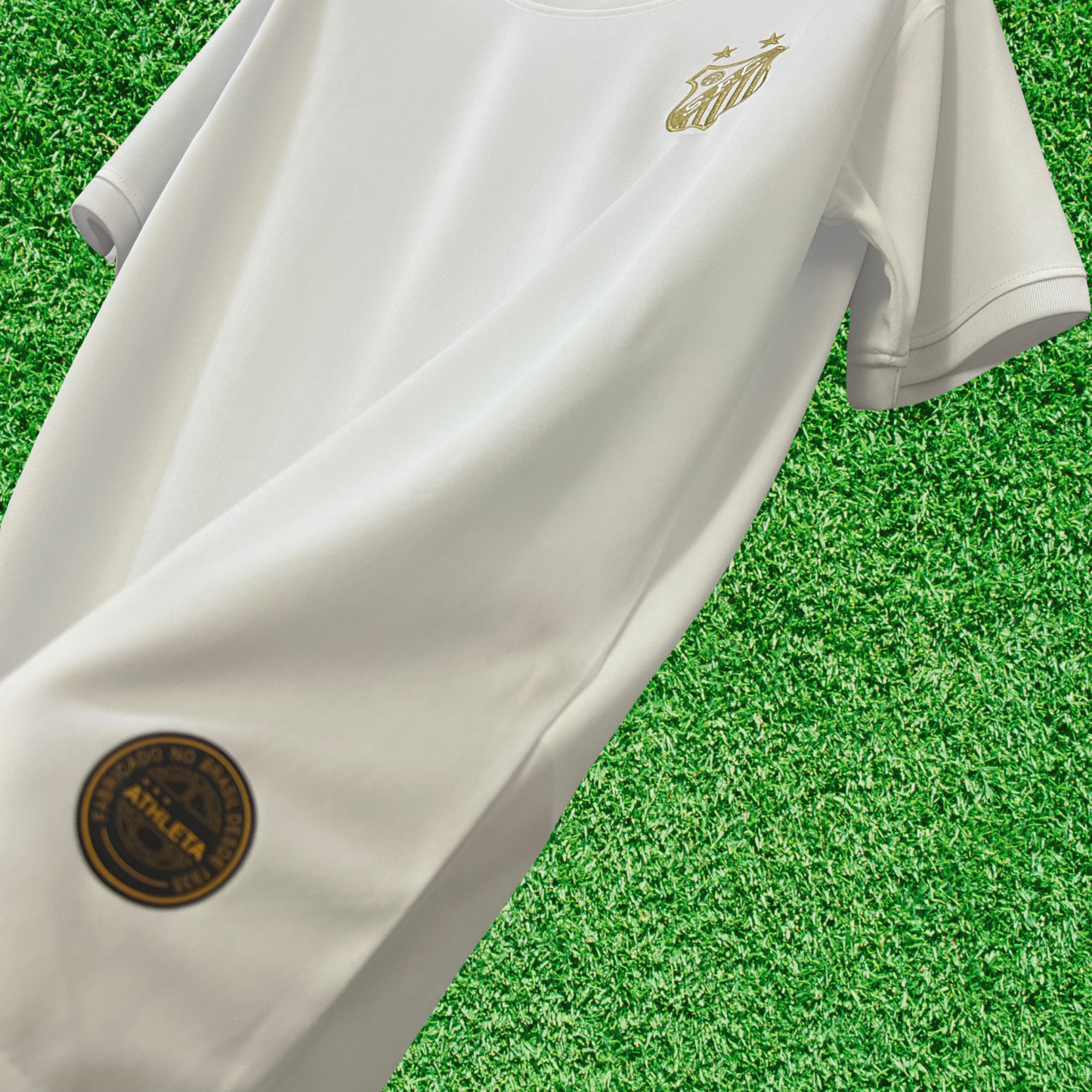 Santos Pelé 1000 Goles Camiseta Blanca 25/26 Fan 
