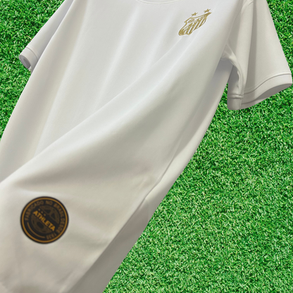 Santos Pelé 1000 Goles Camiseta Blanca 25/26 Fan 