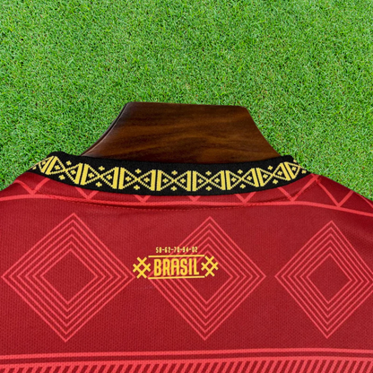 Brazil Red Jordan Special 25/26 Fan Jersey 