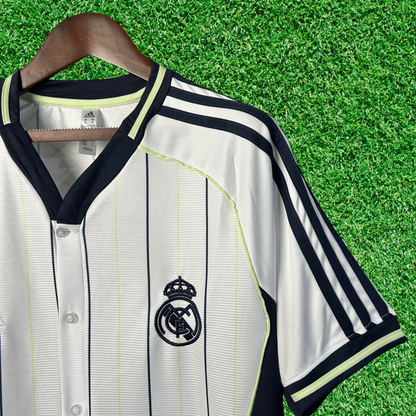 Camisa Real Madrid Baseball - US Pack 25/26 Retrô