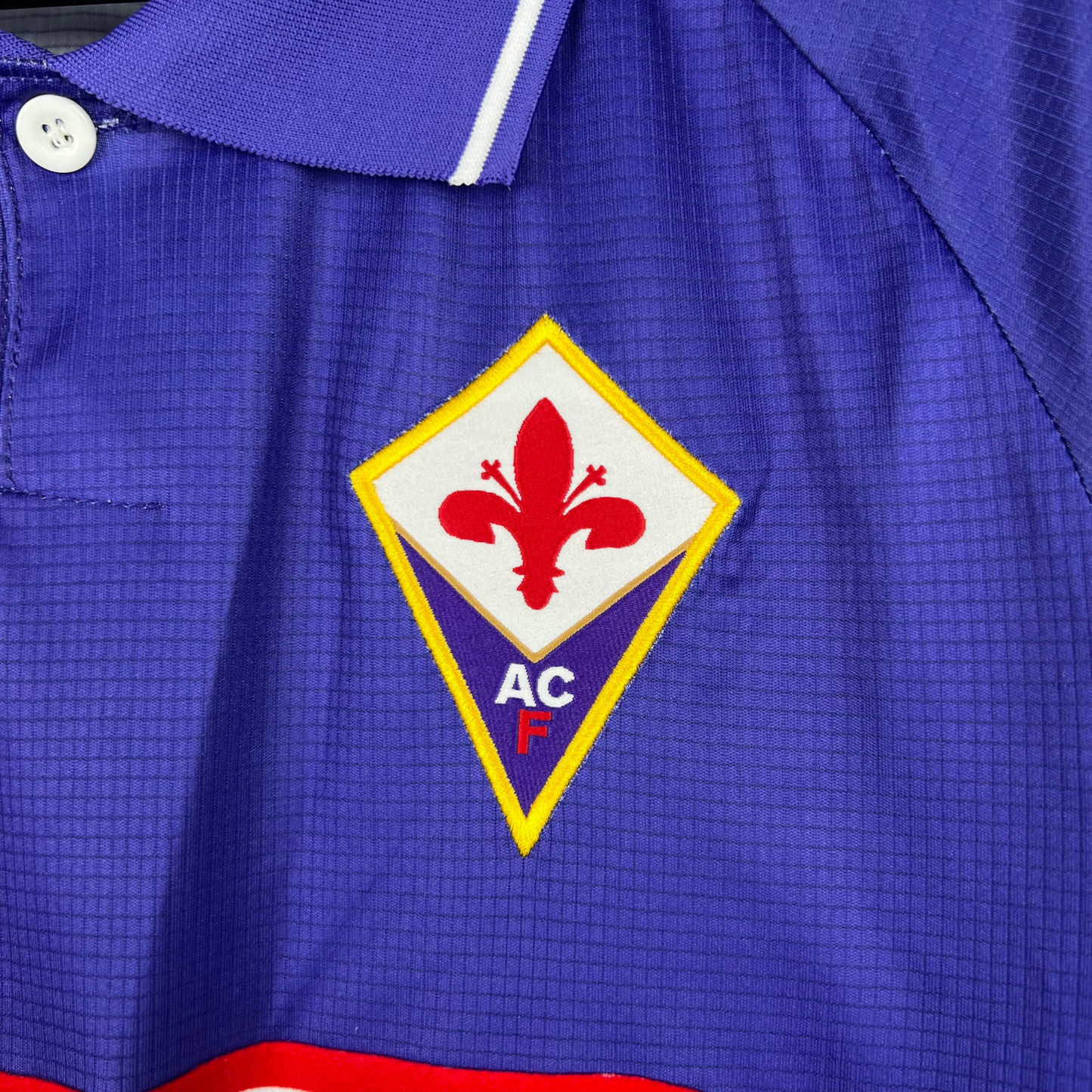 ACF Fiorentina Home Shirt 98/99 Retro Long Sleeve