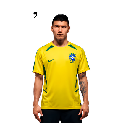 Brasil 2002 | Camiseta de local - Versión retro 