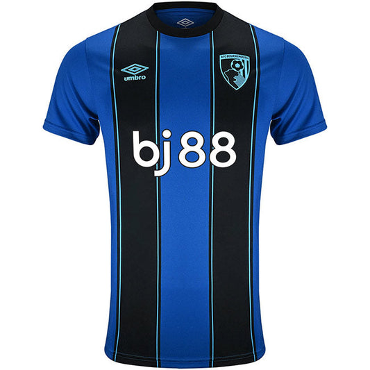 Camiseta visitante del Bournemouth 25/26 - Versión para aficionados azul/negra 
