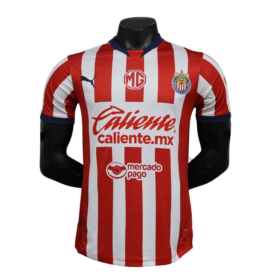 Camiseta de jugador auténtica de local de Chivas de Guadalajara 2024/25 - Corte ajustado 
