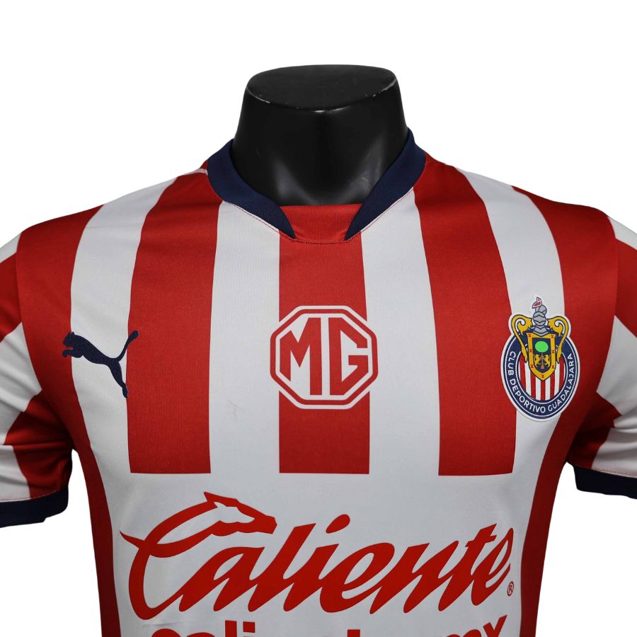 Camiseta de jugador auténtica de local de Chivas de Guadalajara 2024/25 - Corte ajustado 