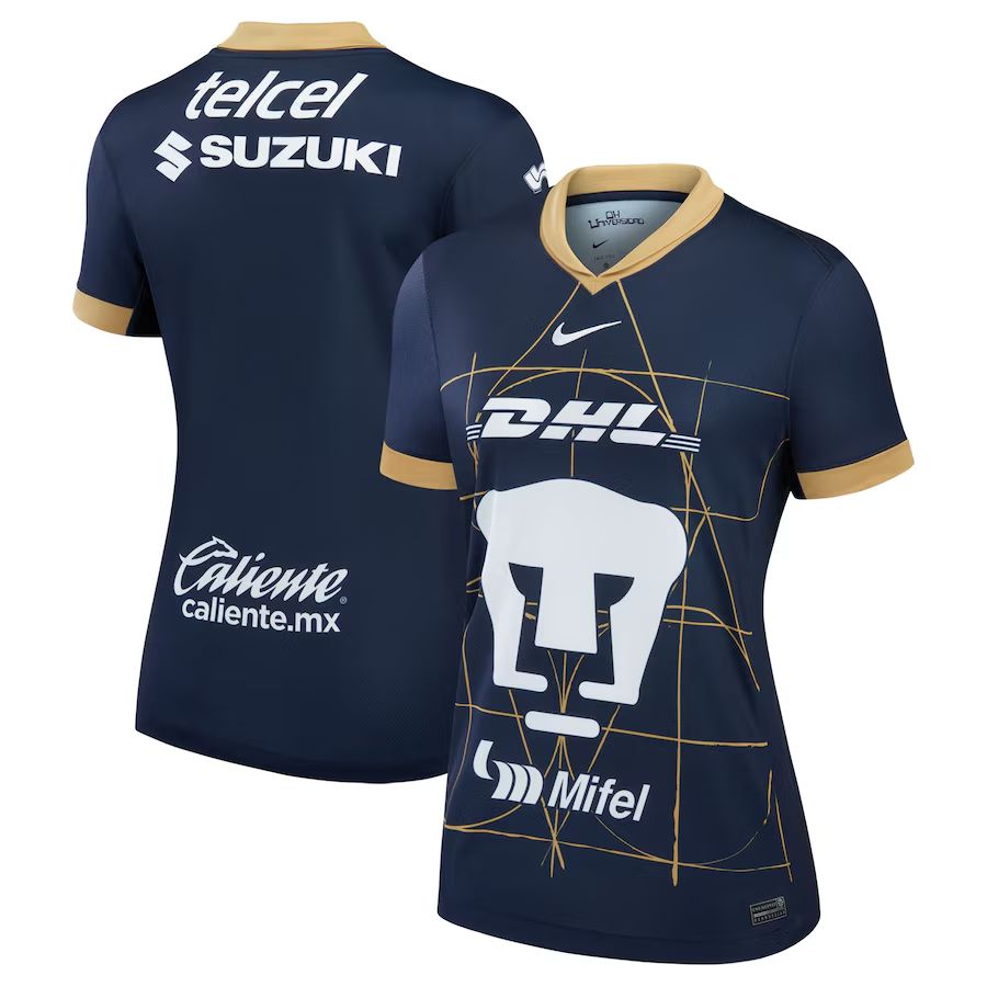 Camiseta de visitante de los Pumas 2024/25 para mujer 