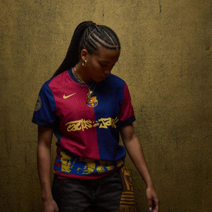 Camiseta de aficionado local de Travis Scott del Barcelona 2025/26 Spotify y el FC Barcelona colaboran con Travis Scott en un Cactus Jack especial 