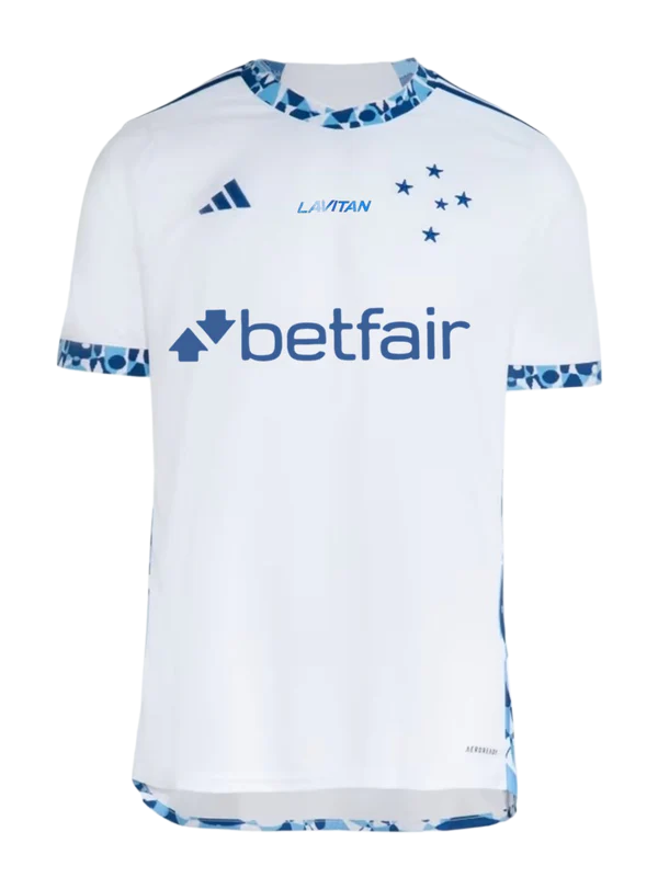Camiseta visitante del Cruzeiro 24/25 II - Todos los patrocinadores - Versión para aficionados
