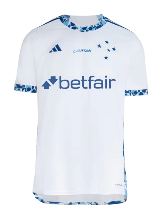 Camiseta visitante del Cruzeiro 24/25 II - Todos los patrocinadores - Versión para aficionados
