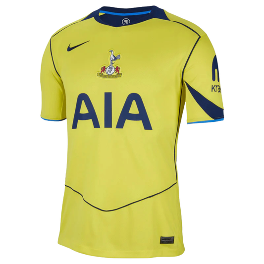 Camiseta de tercera equipación del Tottenham Hotspur 25/26, versión para aficionados 