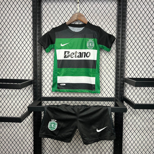 Kit Senior Infantil del Sporting 2024/25 - ¡ÚLTIMAS UNIDADES! 🔥💚