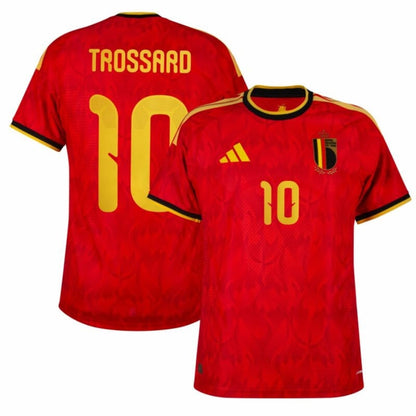 Camiseta de aficionado Trossard 10 de Bélgica para el Mundial 2026