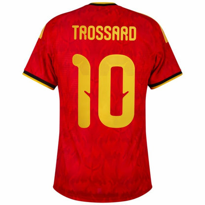 Camiseta de aficionado Trossard 10 de Bélgica para el Mundial 2026