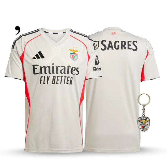 Camiseta visitante Benfica Beige 2025/26 - ÚLTIMAS UNIDADES