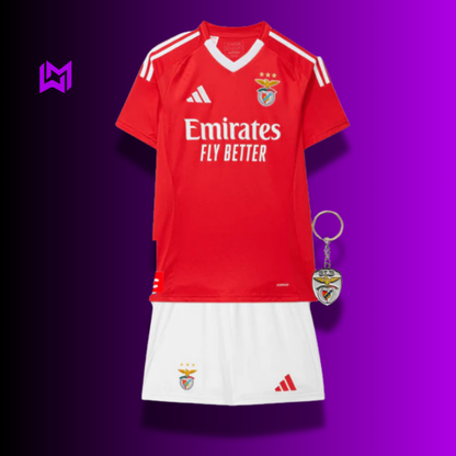 Equipación local del Benfica para niño 2024/25 - ¡ÚLTIMAS UNIDADES! 🔥🦅 