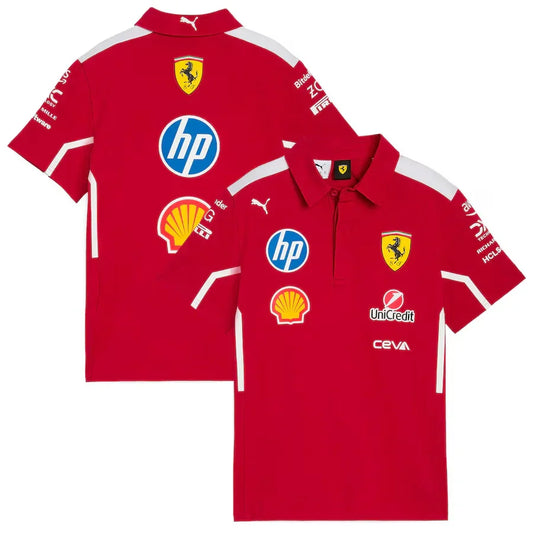 Scuderia Ferrari 2025 F1 Team Polo Formula 1 F1
