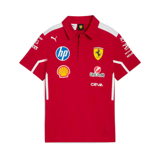 Scuderia Ferrari 2025 F1 Team Polo Formula 1 F1