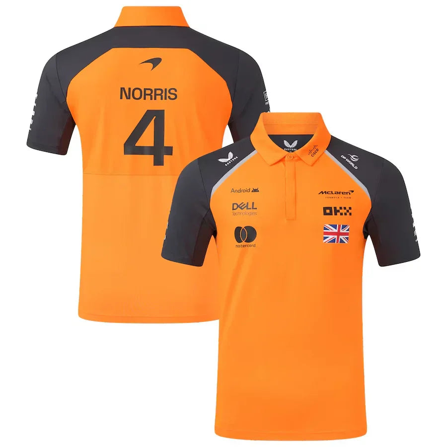 Equipo McLaren 2025 Lando Norris Polo Fórmula 1 F1 Fórmula Uno