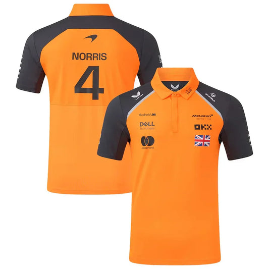 Equipo McLaren 2025 Lando Norris Polo Fórmula 1 F1 Fórmula Uno