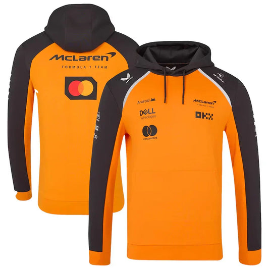 Chaqueta sudadera con capucha del equipo McLaren 2025 de Fórmula 1