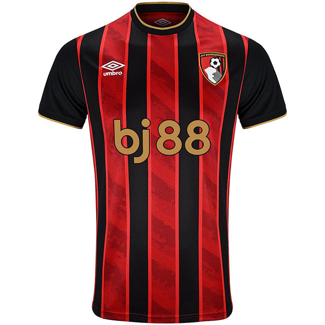 Camiseta local del Bournemouth 25/26 - Versión para aficionados en rojo y negro 