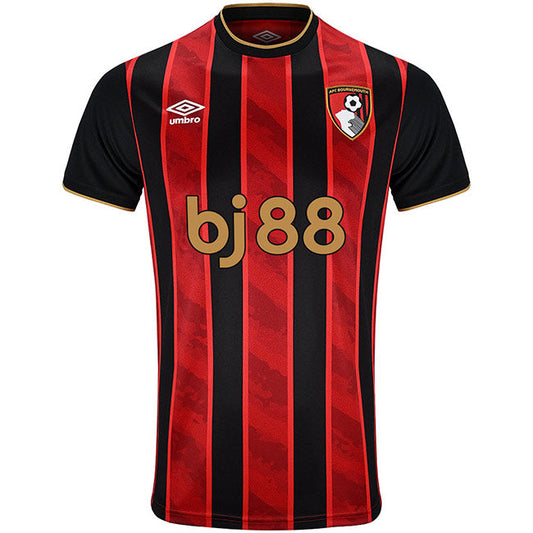Camiseta local del Bournemouth 25/26 - Versión para aficionados en rojo y negro 