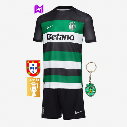 Kit Senior Infantil del Sporting 2024/25 - ¡ÚLTIMAS UNIDADES! 🔥💚