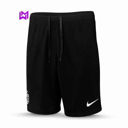 Conjunto Infantil Sporting Away Preta 2025/26 - LANÇAMENTO! 🔥💚