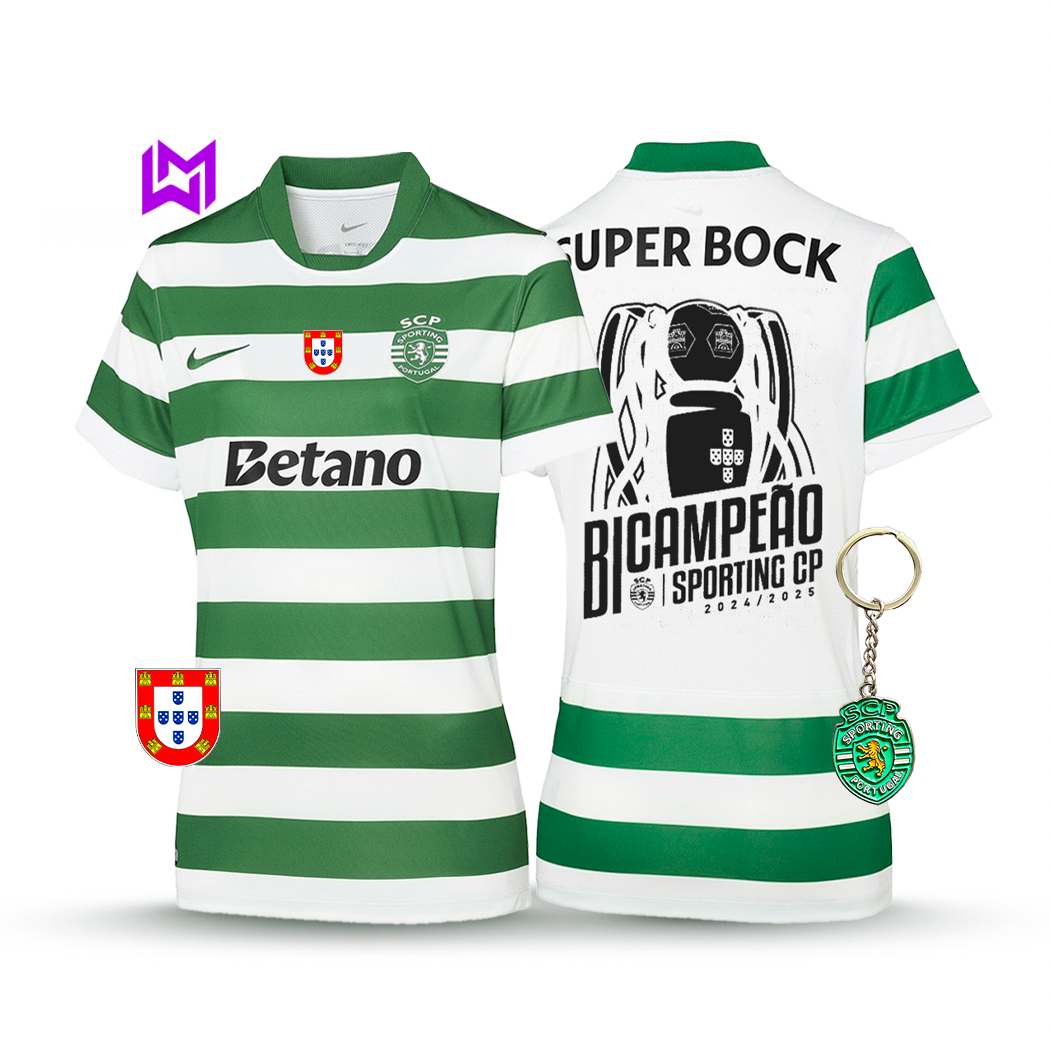 Camiseta deportiva local femenina, bicampeona 2025/26 - ¡NUEVO LANZAMIENTO! 🦁🏆 