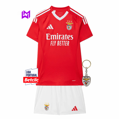 Equipación local del Benfica para niño 2024/25 - ¡ÚLTIMAS UNIDADES! 🔥🦅 
