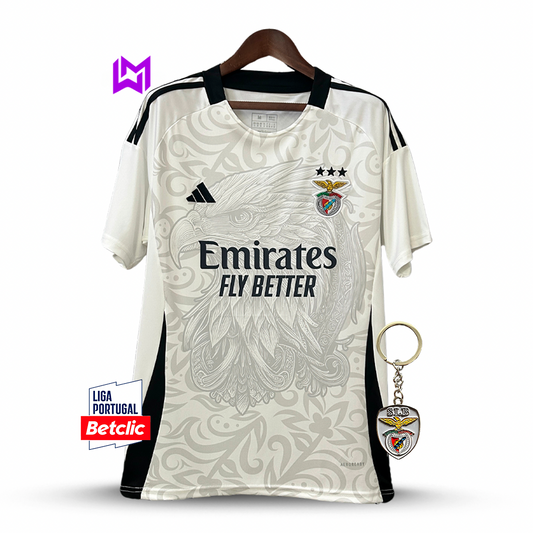 Camisola Benfica Águia Branca 2025/26 - ÚLTIMAS UNIDADES! 🔥🦅