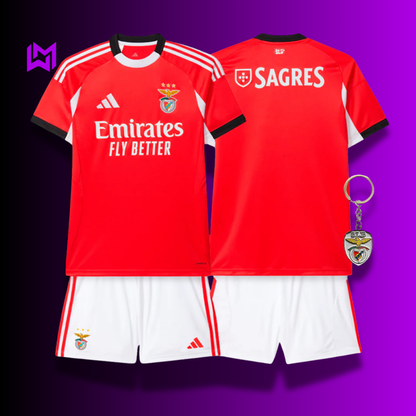 Equipación local del Benfica para niño 2025/26 - ¡ÚLTIMAS UNIDADES! 🔥🦅 