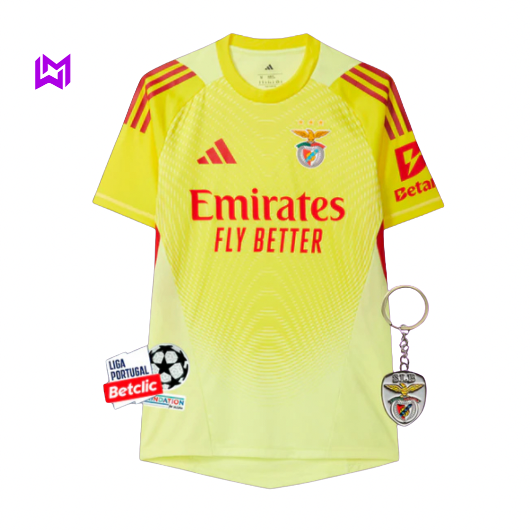 Camiseta de portero amarilla del Benfica 2025/26 - ¡ÚLTIMAS UNIDADES! 🔥🦅 