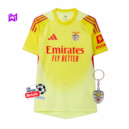 Camiseta de portero amarilla del Benfica 2025/26 - ¡ÚLTIMAS UNIDADES! 🔥🦅 