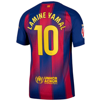 Camiseta Nike de jugador local del Barcelona 2025/26 de Lamine Yamal - Ajuste entallado 