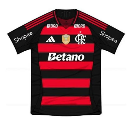 Camiseta local del Flamengo 25/26 - Todos los patrocinadores - Versión para aficionados