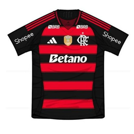 Flamengo 25/26 I Home Jersey - All Sponsors - Fan Version